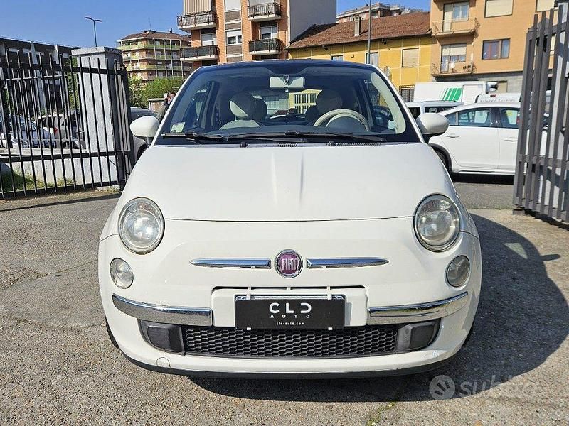 Usata Fiat 500 Lounge 69 CV (50 kW) 2009 Bianco Cabrio