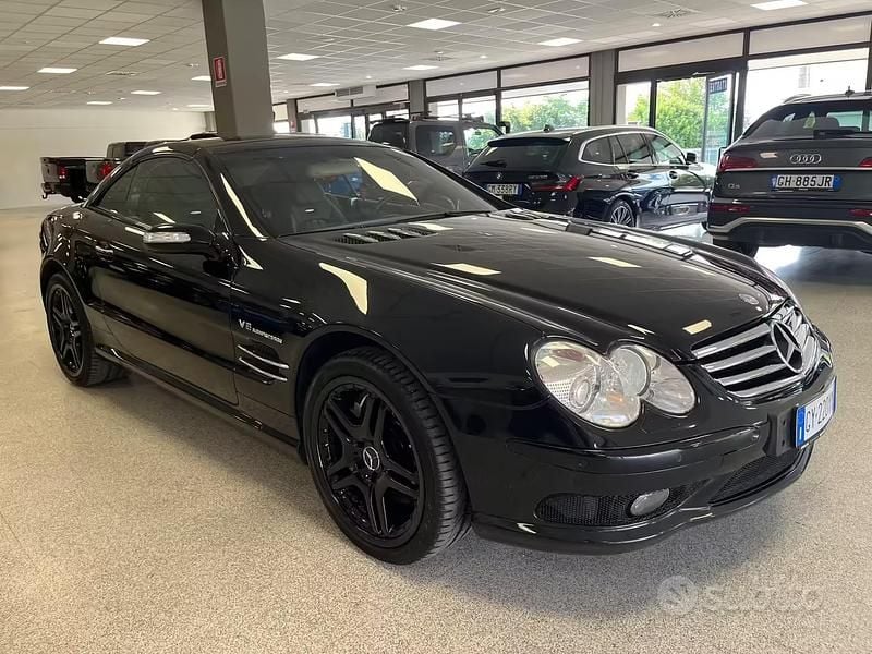 Usata Mercedes SL55 AMG AMG 500 CV (367 kW) 2004 Nero Cabrio
