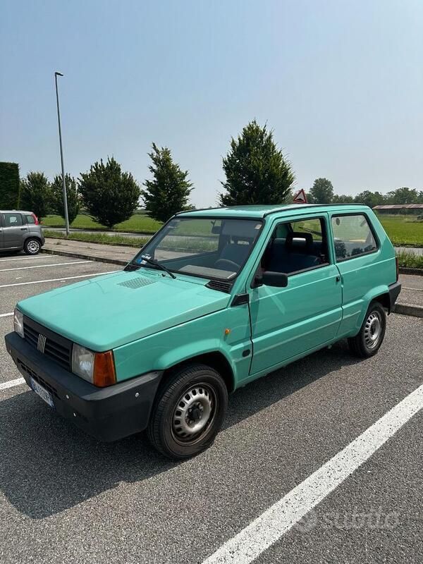 Usata Fiat Panda Young 39 CV (28 kW) 2000 Verde Utilitaria