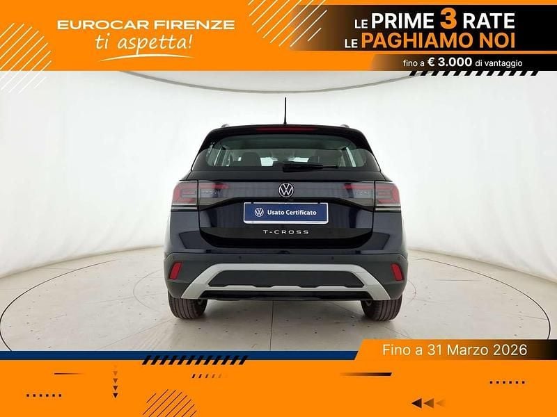 Usata VW T-Cross Life 95 CV (69 kW) 2024 Deep black perlato SUV