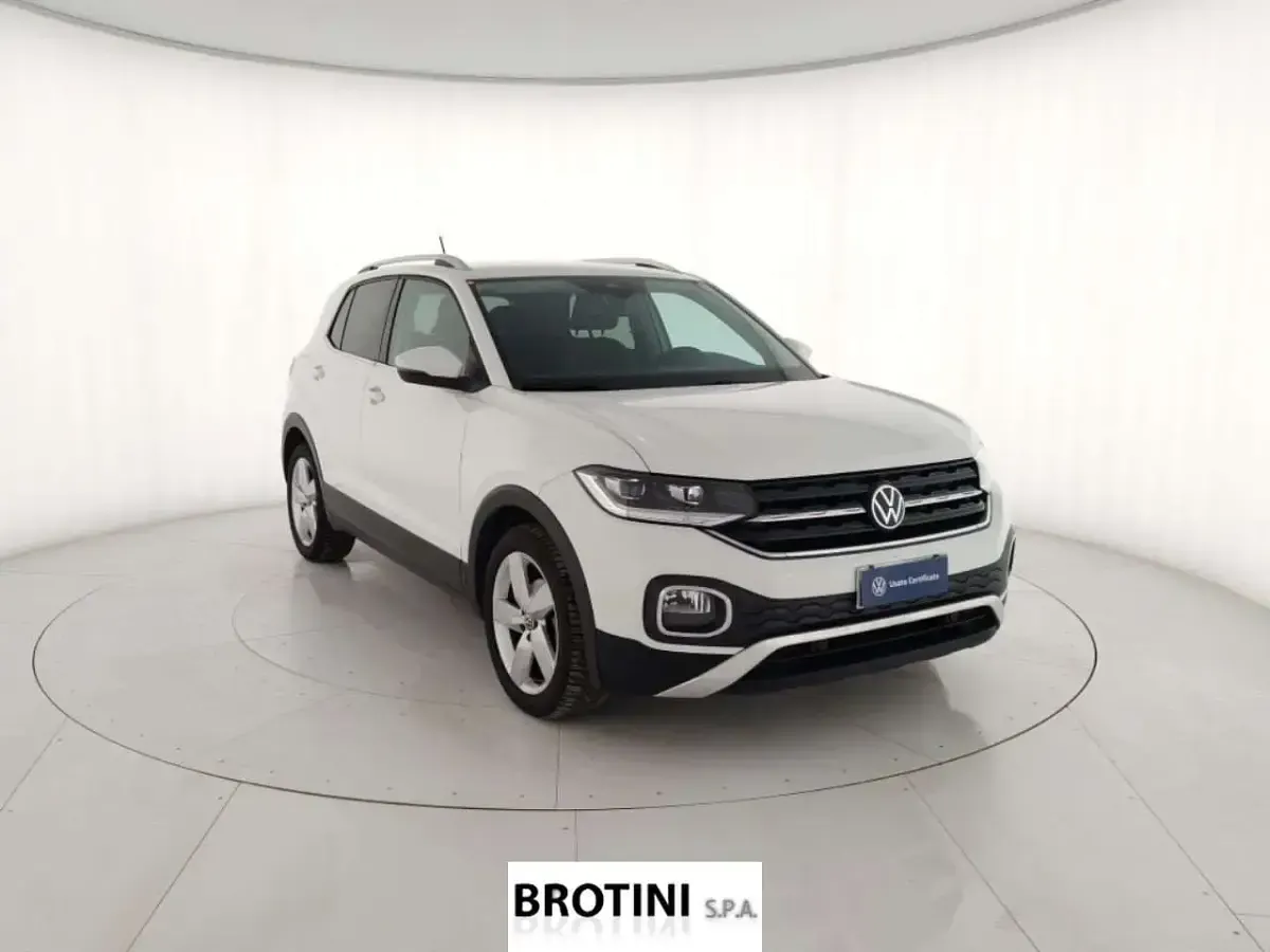 Usata VW T-Cross Advance 95 CV (69 kW) 2020 Bianco SUV