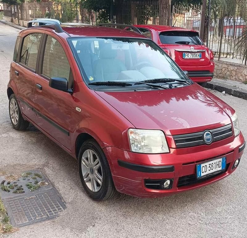 Usata Fiat Panda 2003 Rosso Utilitaria