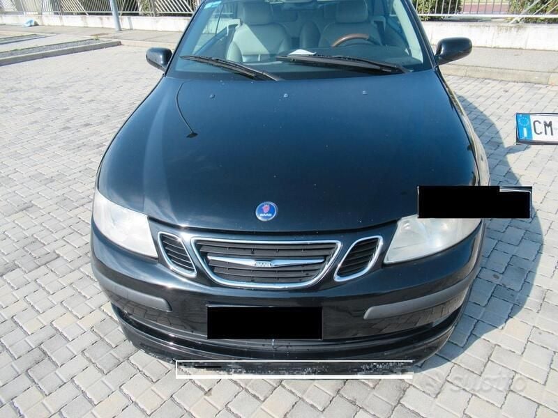 Usata Saab 9-3 Cabriolet Aero 209 CV (153 kW) 2006 Nero Cabrio
