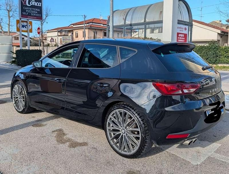 Usata Seat Leon FR 150 CV (110 kW) 2016 Nero Berlina