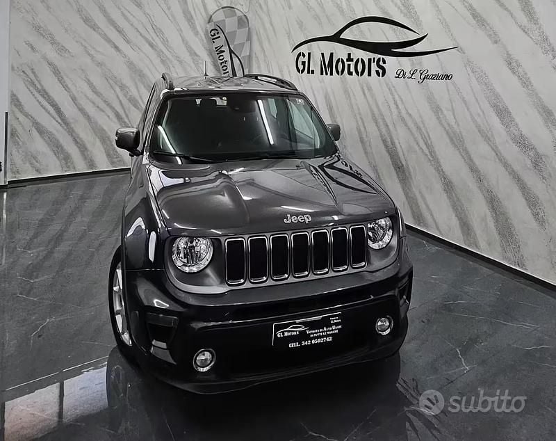 Usata Jeep Renegade Limited 130 CV (95 kW) 2021 Grigio SUV