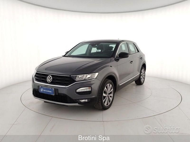 Usata VW T-Roc Style 116 CV (85 kW) 2021 Grigio SUV