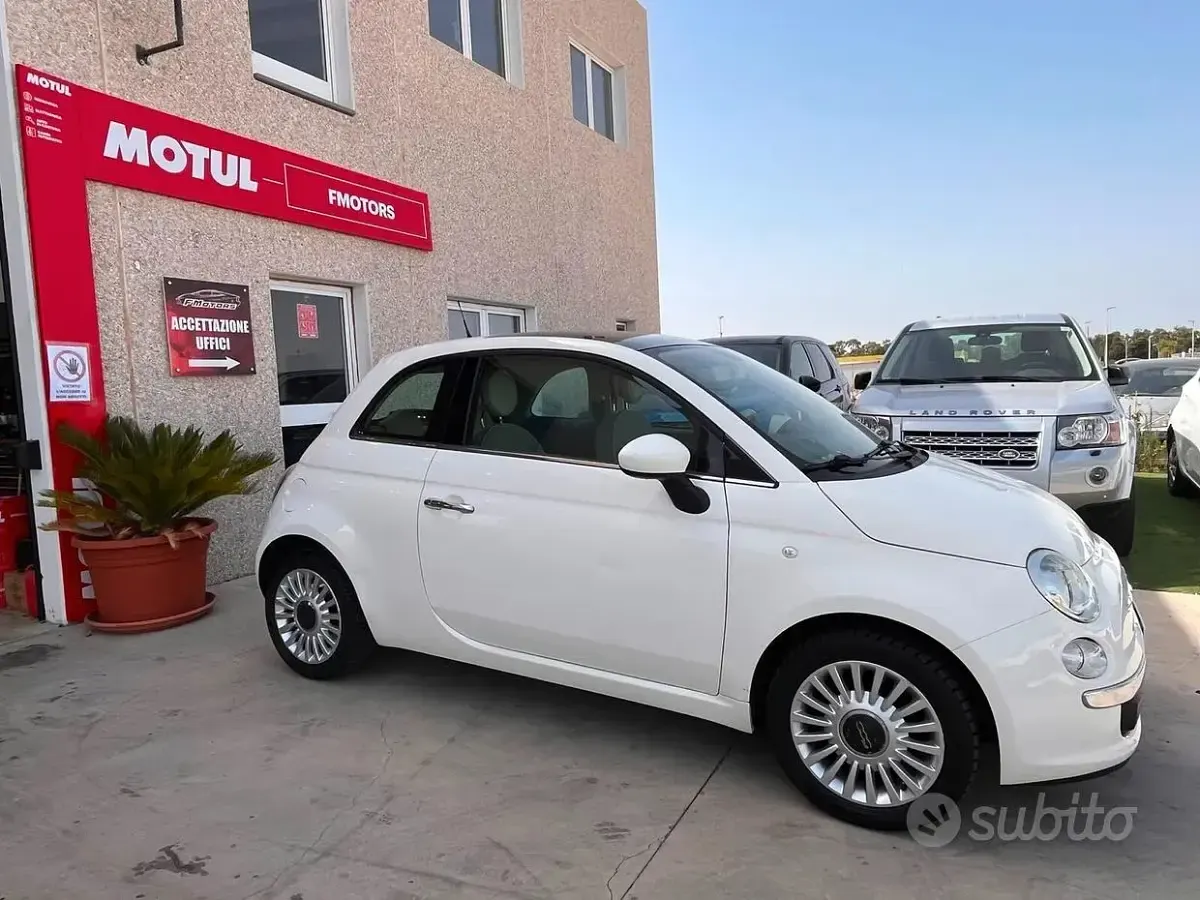 Usata Fiat 500 Lounge 69 CV (50 kW) 2013 Bianco Berlina