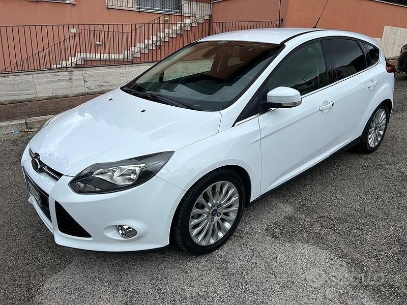 Usata Ford Focus Titanium 115 CV (84 kW) 2012 Bianco Berlina