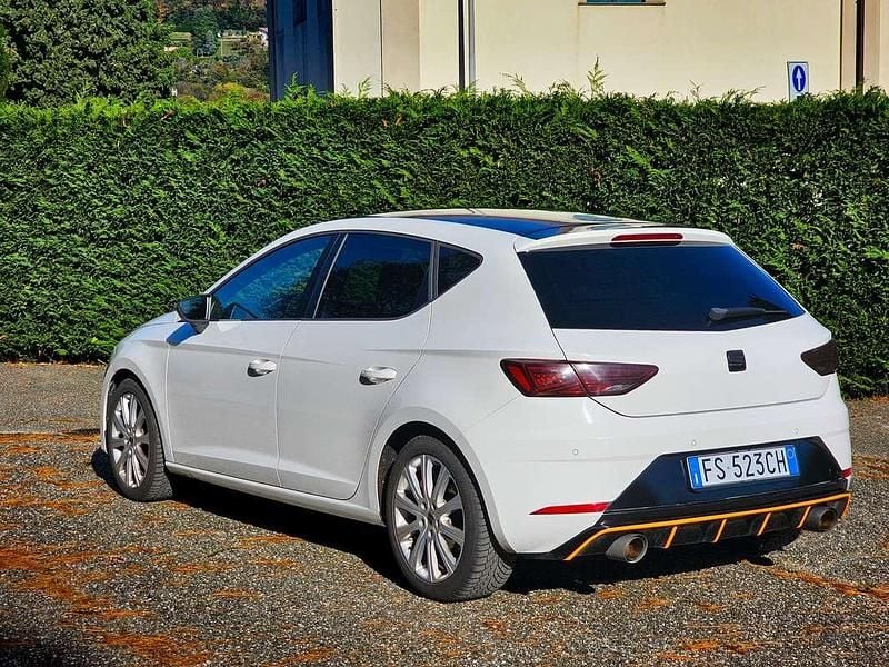 Usata Seat Leon FR 181 CV (133 kW) 2018 Bianco Berlina