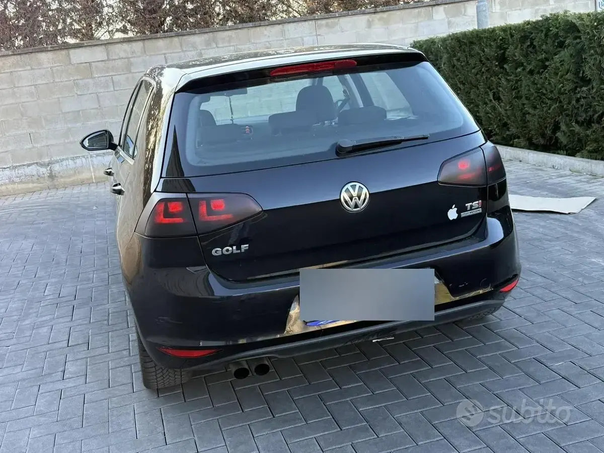 Usata VW Golf VII 110 CV (80 kW) 2013 Nero Utilitaria