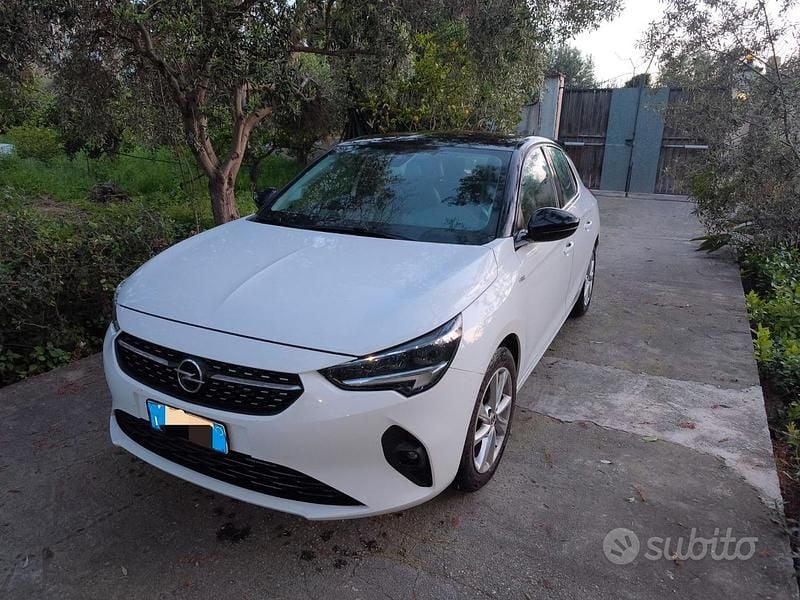 Usata Opel Corsa Elegance 75 CV (55 kW) 2021 Bianco Utilitaria