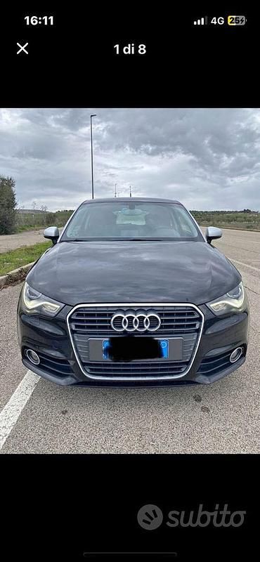 Usata Audi A1 86 CV (63 kW) 2011 Nero Utilitaria
