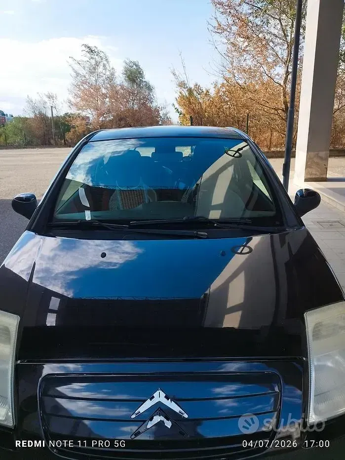 Usata Citroën C2 VTR Sport 68 CV (50 kW) 2007 Nero Utilitaria
