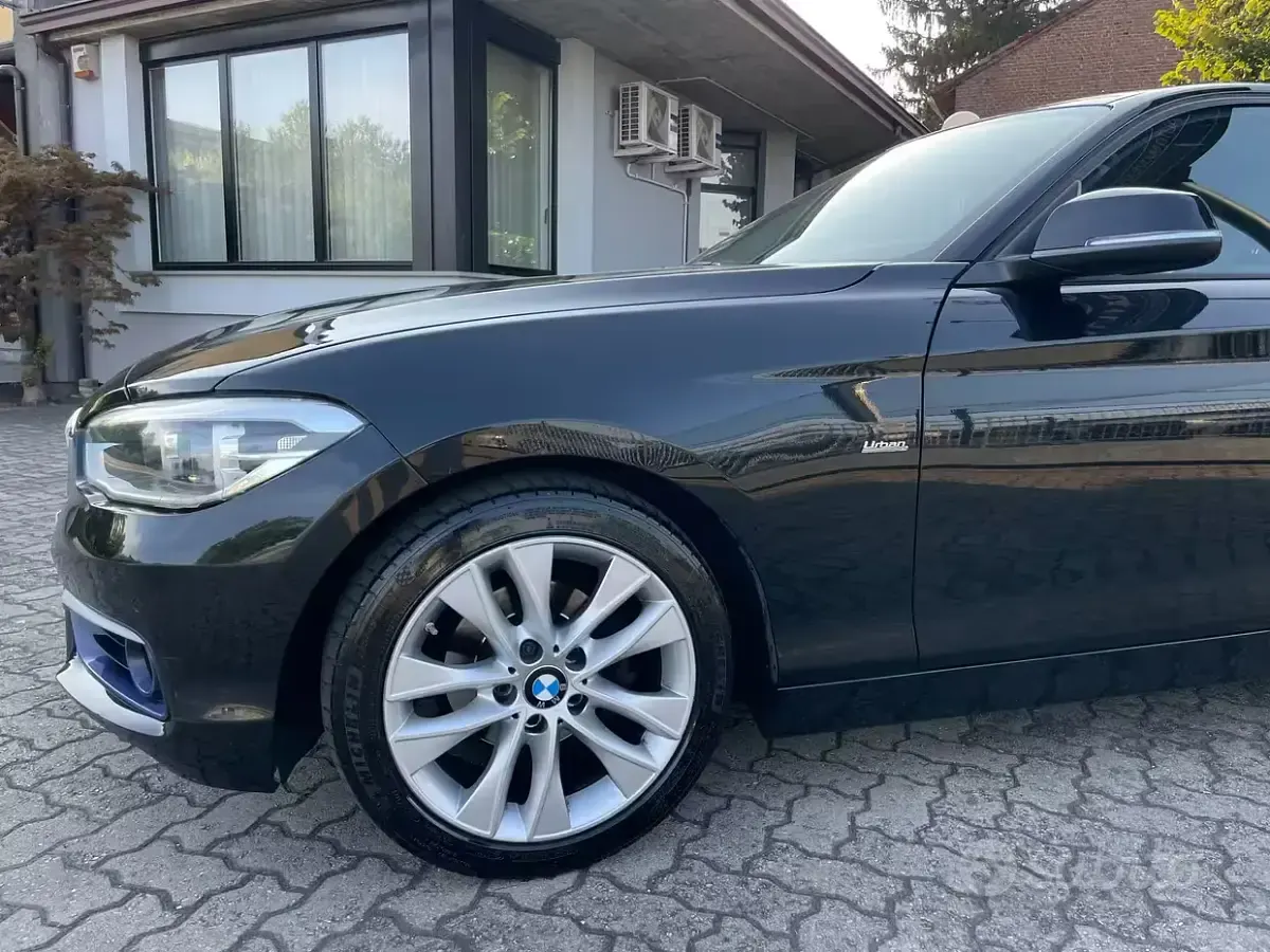 Usata BMW 118 150 CV (110 kW) 2017 Nero Berlina