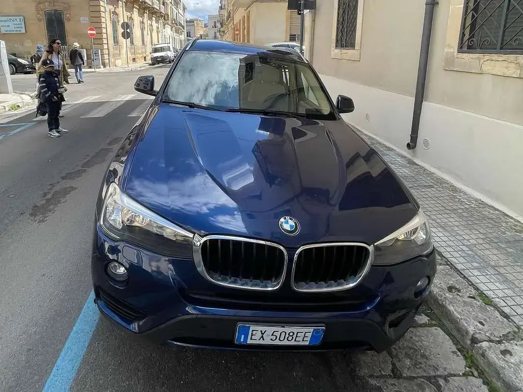 Usata BMW X3 150 CV (110 kW) 2014 Blu/azzurro SUV