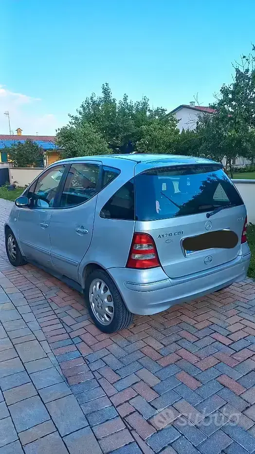 Usata Mercedes A170 Elegance 95 CV (69 kW) 2003 Grigio Berlina