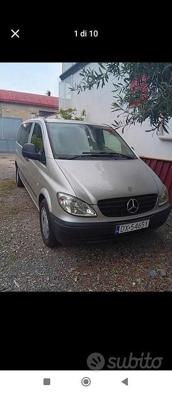 Grigio Usata 2009 Mercedes Vito Furgone | 8500 € - Immagine 1/4