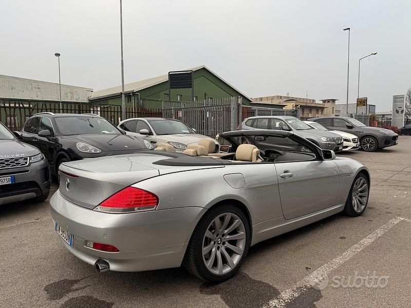 Usata BMW 645 Cabriolet 333 CV (244 kW) 2004 Grigio Cabrio