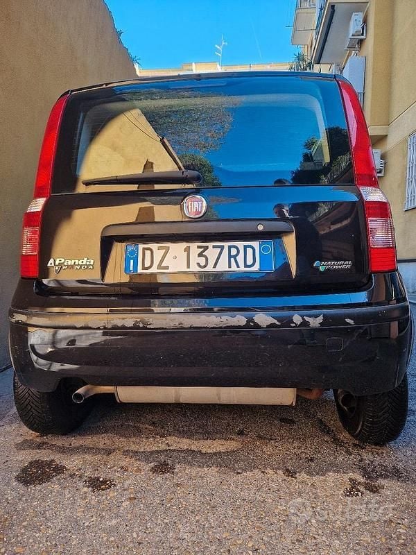 Usata Fiat Panda 2009 Nero Utilitaria