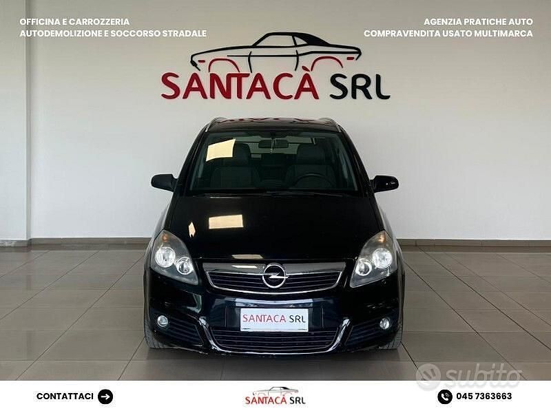 Usata Opel Zafira Cosmo 120 CV (88 kW) 2007 Nero Monovolume