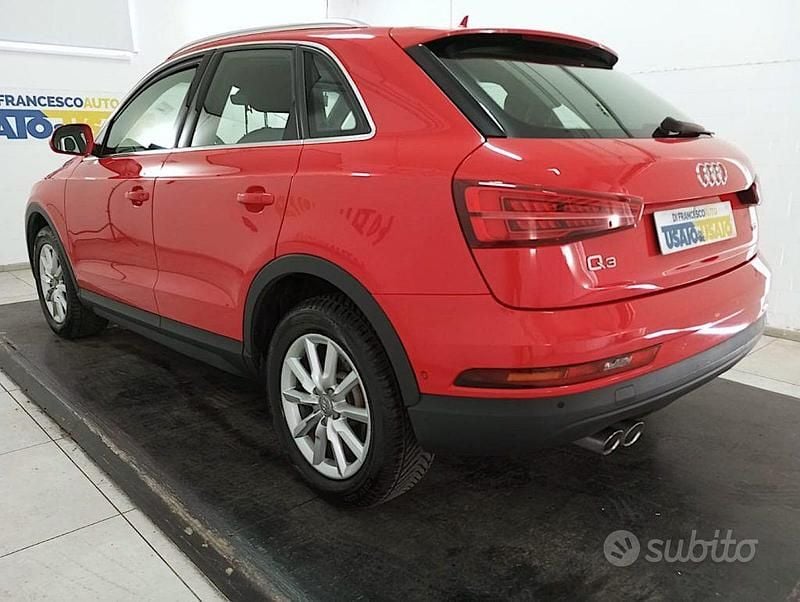 Usata Audi Q3 Business 150 CV (110 kW) 2018 Rosso metallizzato SUV