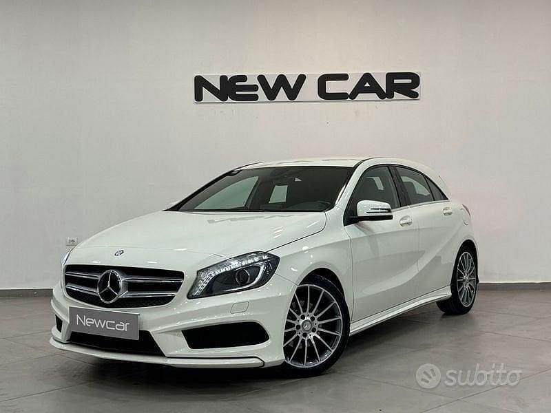 Usata Mercedes A180 Premium 109 CV (80 kW) 2015 Bianco Berlina