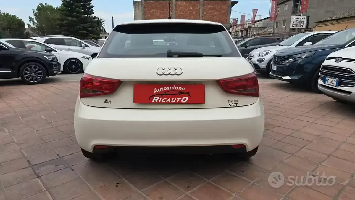 Usata Audi A1 Ambition 86 CV (63 kW) 2011 Bianco Utilitaria