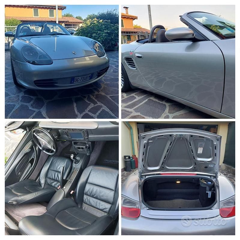 Usata Porsche 986 Boxster 228 CV (167 kW) 2002 Grigio Cabrio