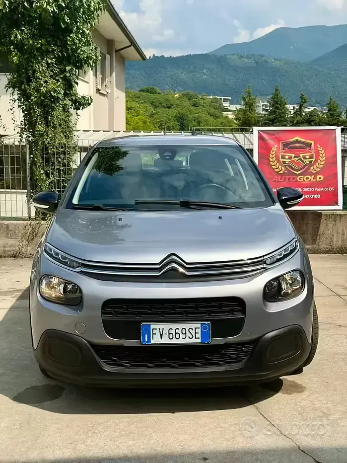 Usata Citroën C3 Feel 110 CV (80 kW) 2018 Grigio Utilitaria