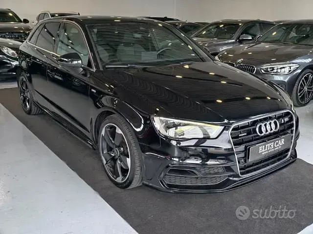 Usata Audi A3 S-Line 184 CV (135 kW) 2016 Nero Berlina