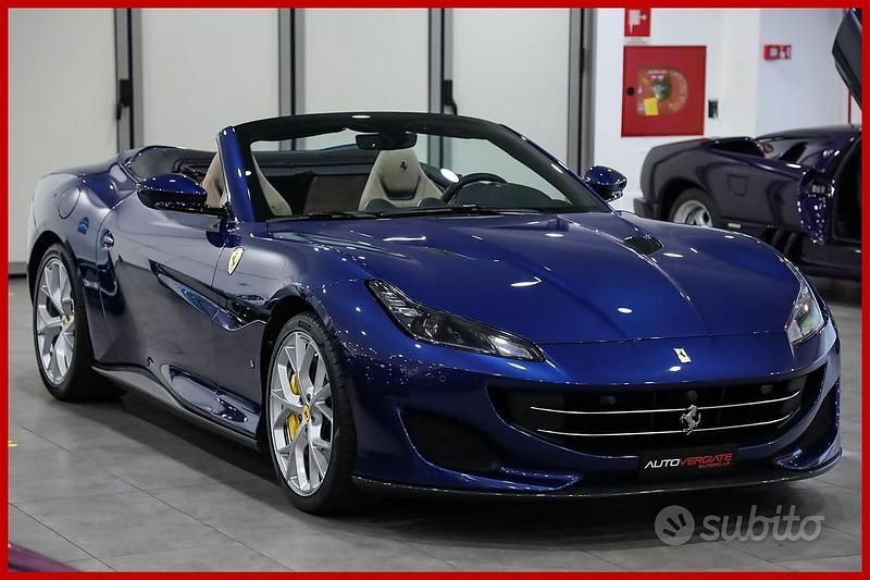 Usata Ferrari Portofino 600 CV (441 kW) 2019 Blu Cabrio
