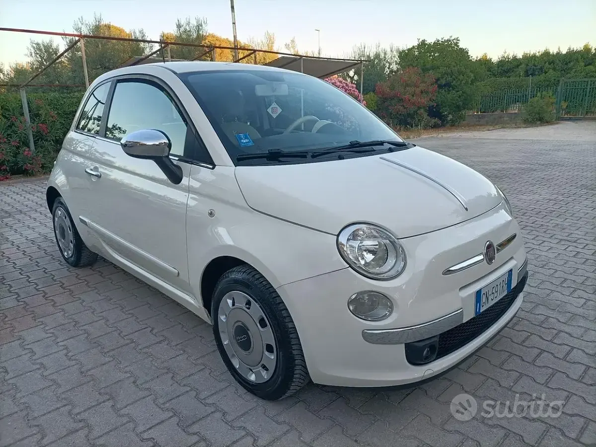 Usata Fiat 500 69 CV (50 kW) 2014 Bianco Berlina