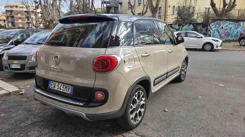 Usata Fiat 500L Trekking 85 CV (62 kW) 2014 Beige Monovolume