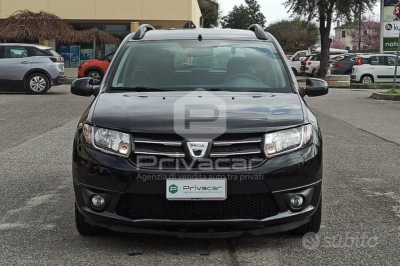 Usata Dacia Logan MCV Lauréate 75 CV (55 kW) 2017 Nero Station wagon