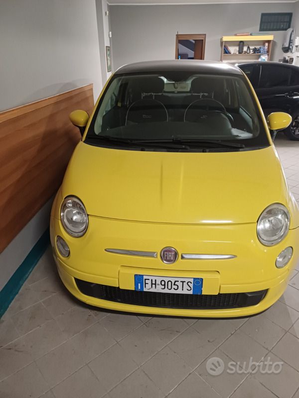 Usata Fiat 500 100 CV (73 kW) 2008 Giallo Utilitaria