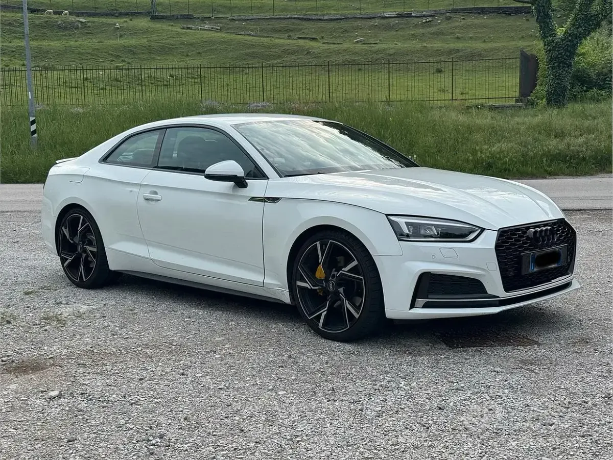 Usata Audi A5 S-Line 252 CV (185 kW) 2017 Bianco Coupé
