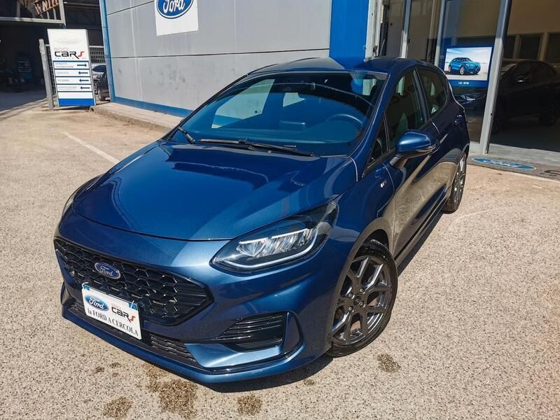 Blu Usata 2023 Ford Fiesta ST-Line Due volumi | 18.200 € (Buon prezzo) - Immagine 1/4