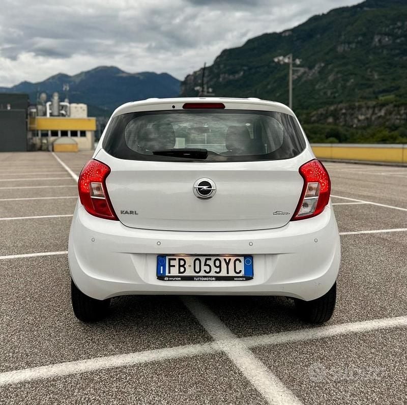 Usata Opel Karl 75 CV (55 kW) 2016 Bianco Utilitaria