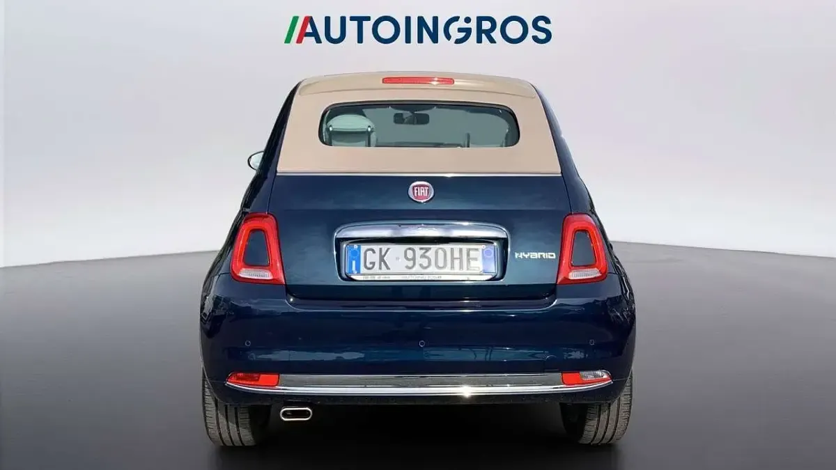 Usata Fiat 500C Dolcevita 69 CV (50 kW) 2022 Blu/azzurro Cabrio