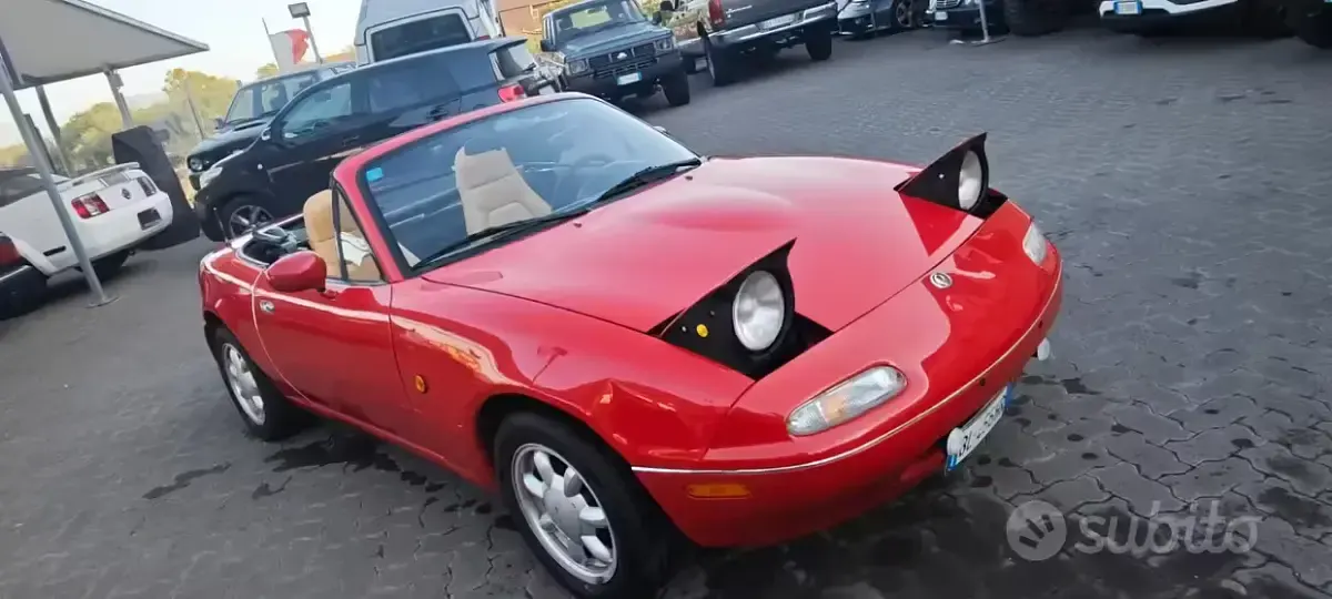 Usata Mazda MX5 116 CV (85 kW) 1992 Rosso Cabrio