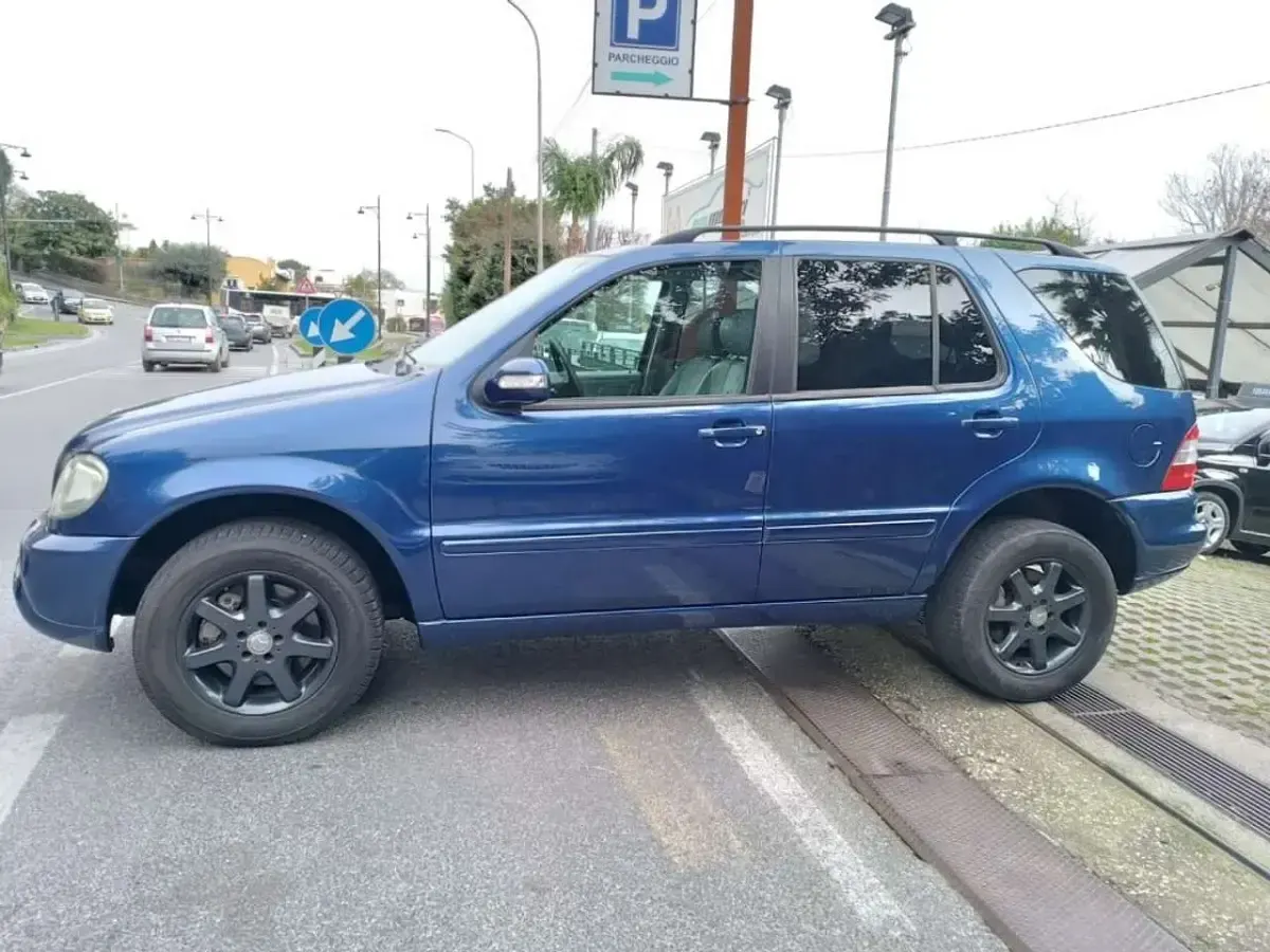 Begagnad Mercedes ML270 163 HK (119 kW) 2002 Blå SUV