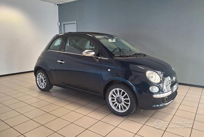 Usata Fiat 500C Pop 69 CV (50 kW) 2013 Blu Cabrio