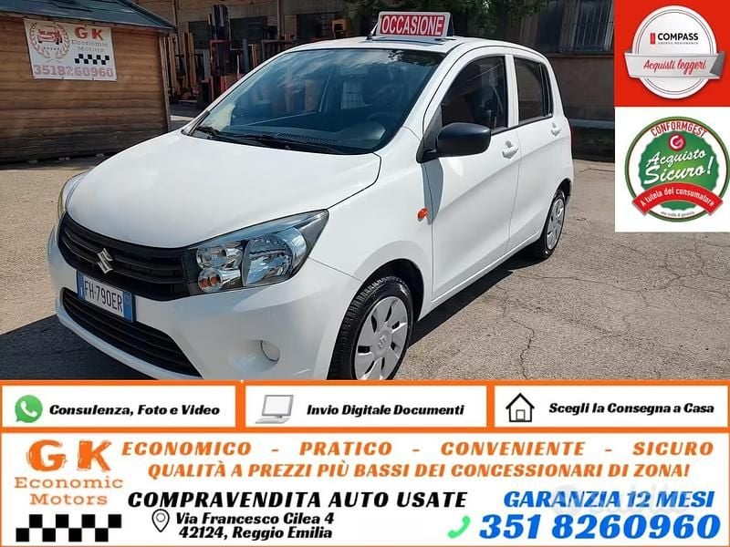 Usata Suzuki Celerio 68 CV (50 kW) 2017 Bianco Utilitaria
