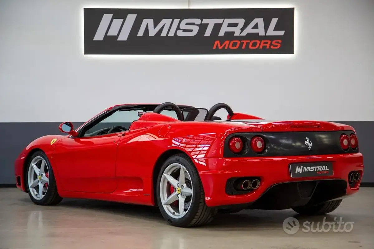 Usata Ferrari 360 400 CV (294 kW) 2002 Rosso Cabrio