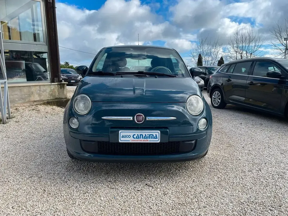 Begagnad Fiat 500 69 HK (50 kW) 2009 Blå Cab