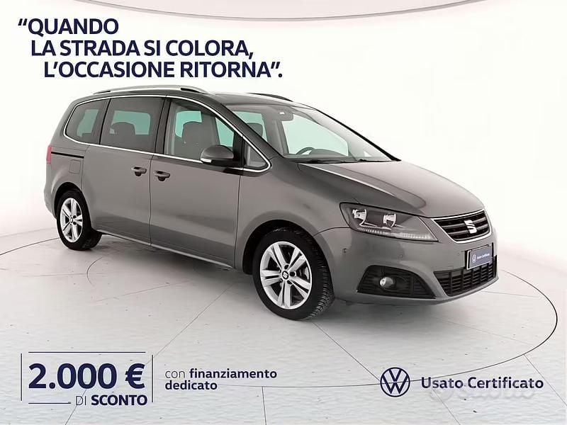 Usata Seat Alhambra XCELLENCE 150 CV (110 kW) 2020 Grigio indiano metallizzato Monovolume