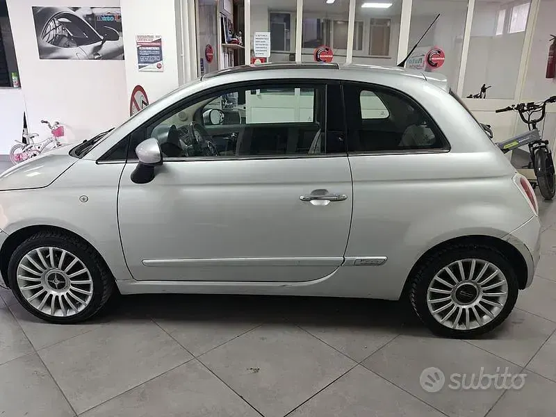 Usata Fiat 500 Lounge 69 CV (50 kW) 2010 Grigio Berlina
