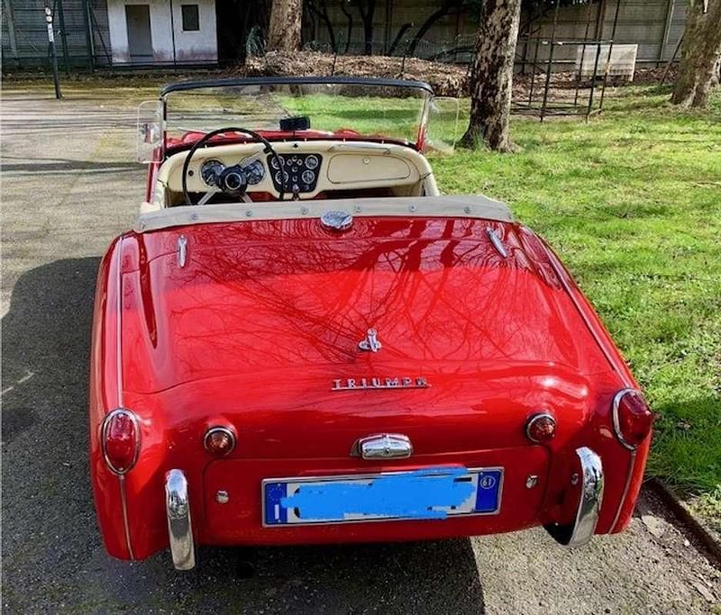 Usata Triumph TR3 101 CV (74 kW) 1960 Rosso Cabrio