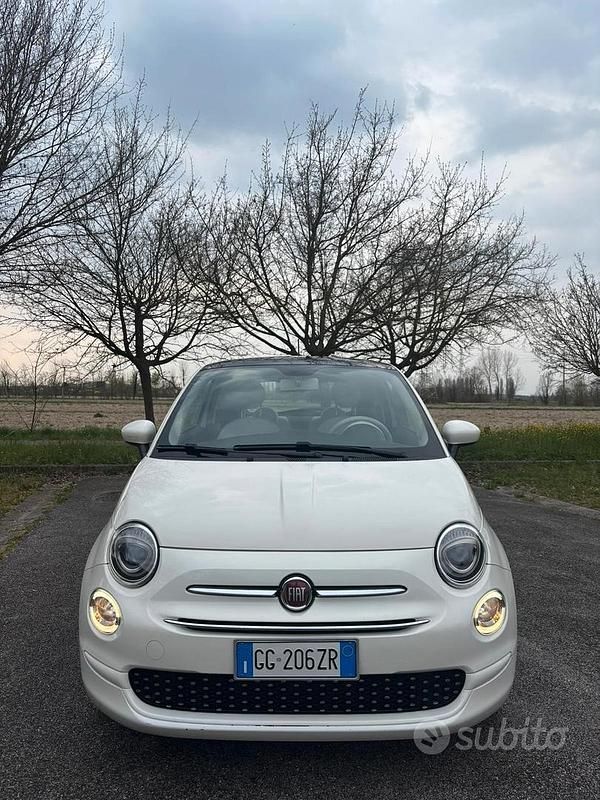Usata Fiat 500 Lounge 69 CV (50 kW) 2020 Bianco Utilitaria