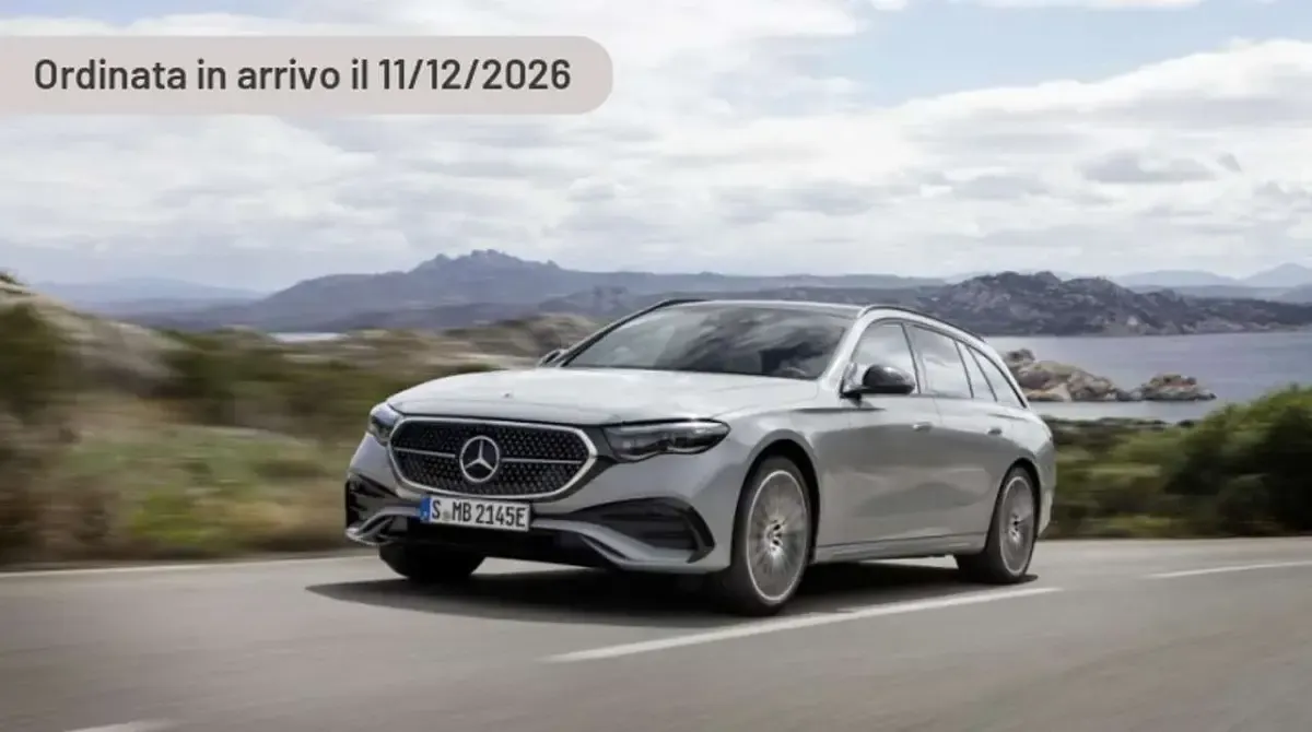 Nuova Mercedes E300 Advanced Plus 313 CV (230 kW) 2026 Argento Station wagon